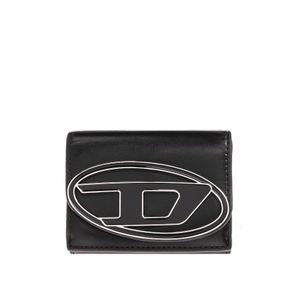 DIESEL Black 1Dr Leather Wallet