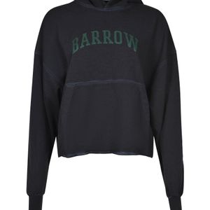 Barrow Black Logo Lettering Hoodie