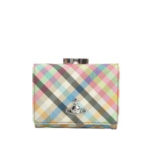 Vivienne Westwood Blue Small Frame Wallet for men