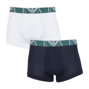 Emporio Armani Blue Elastic Waist Boxer Underwear 2-Piece Set for men