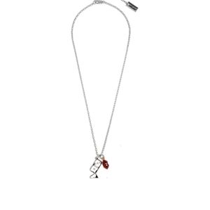 Marc Jacobs White Logo Necklace