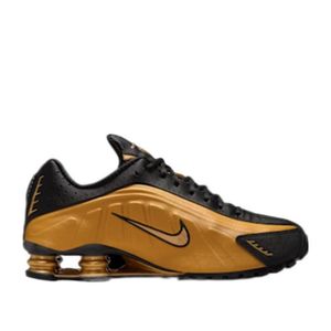 Nike Brown Shox R4 Lace-Up Sneakers for men
