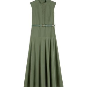 Max Mara Green Studio Gesto Sleeveless Midi Dress
