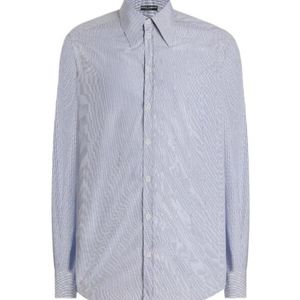 Dolce & Gabbana Blue Striped Shirt for men
