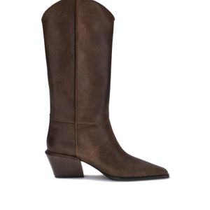 Paris Texas Brown Bettina Heeled Boots