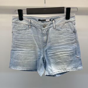 Sportmax Blue Belt-Loop Denim Shorts