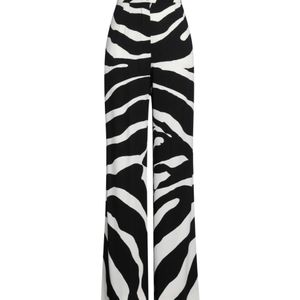 Dolce & Gabbana White Zebra-Print Dress