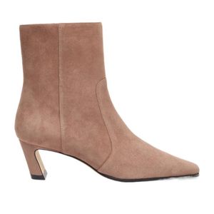 Stuart Weitzman Brown Stassi Zip Bootie 50