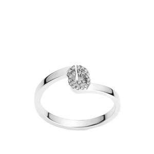 Gucci White Logo Ring
