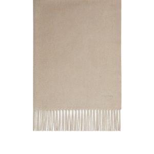 Max Mara Natural Baci Fringed Scarf