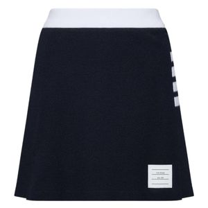 Thom Browne Blue Logo Skirt