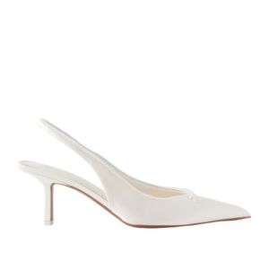 Neous White Lace Pointed-Toe High Heels