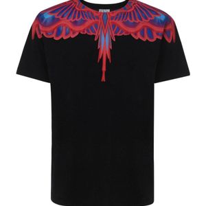 Marcelo Burlon Black Logo Short-Sleeved T-Shirt for men