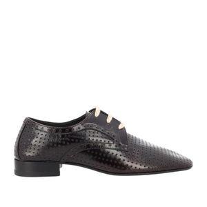 Dries Van Noten Black Lace-Up Flats