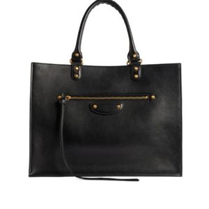 Balenciaga Black Le City Sleek Large Tote Bag
