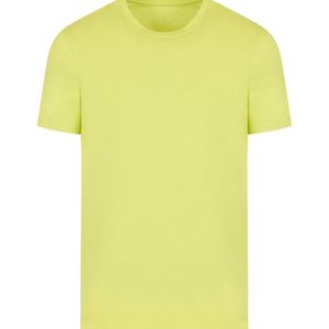 ARMANI EXCHANGE Yellow Short-Sleeved T-Shirt for men