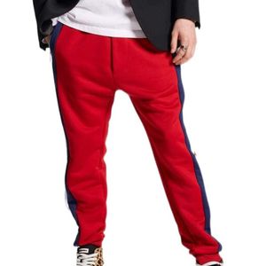 DSquared² Red High Waist Straight Leg Pants for men