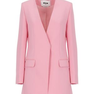MSGM Pink Single-Breasted Jacket