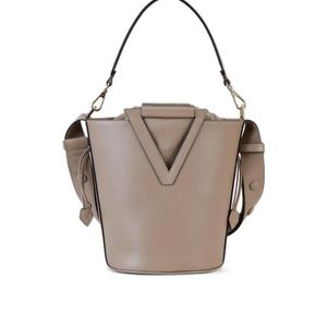 Roger Vivier Grey Rv Medium Bucket Bag