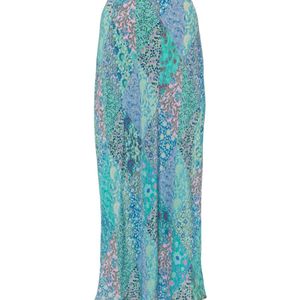 Rixo Blue Long Skirt From Patchwork