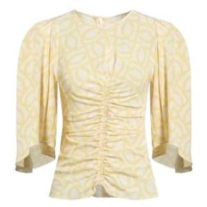 Isabel Marant Natural Two-Tone Stretch Top