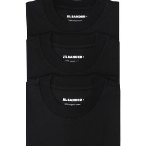Jil Sander Black Three-Pack Crewneck T-Shirt