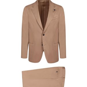 Lardini Natural Poplin Two-Button Suit for men