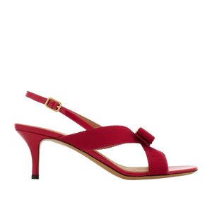 Ferragamo Red Vara Bow Sandal