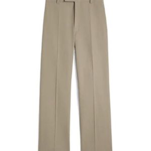 Jil Sander Grey Cotton Drill Trousers for men