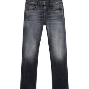 7 For All Mankind Blue Straight-Leg Jeans for men