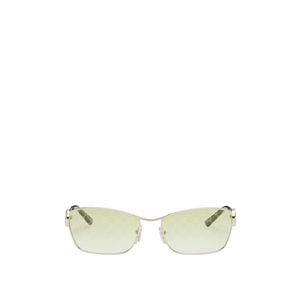 Gucci Green Eyewear Rectangular Frame Sunglasses