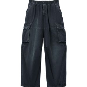 Alexander Wang Blue Pre-Styled Ripstop Cargo Pants