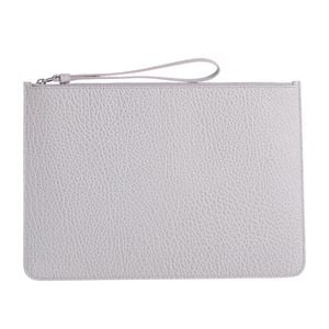 Maison Margiela Grey Solid-Color Simple Clutch Bag