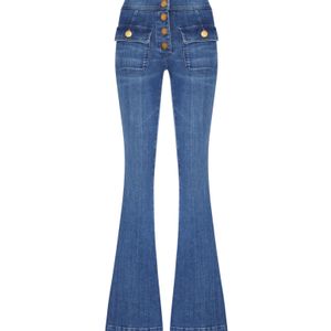 Seafarer Blue Anais High-Rise Flared Jeans