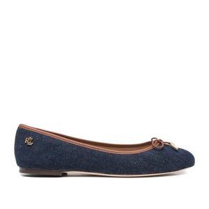 Ralph Lauren Blue Lauren Jayna Denim Flats