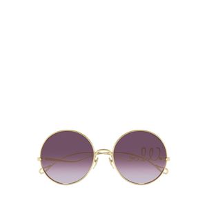 Chloé Purple Chloé Eyewear Round Frame Sunglasses