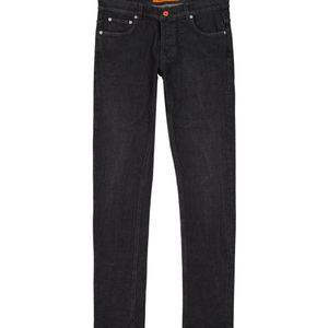 Heron Preston Black Logo-Print Slim-Fit Jeans for men