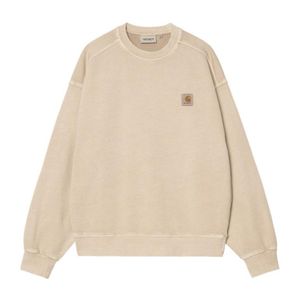 Carhartt Natural Nelson Logo Patch Crewneck Sweatshirt for men