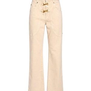 Isabel Marant Natural Straight-Leg Jeans