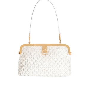 Dolce & Gabbana White Amanda Handbag
