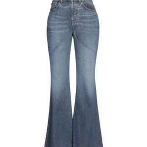 Chloé Blue Mid-Rise Flared Jeans
