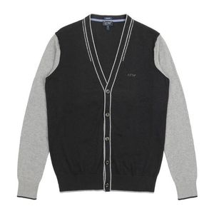 Armani Jeans Grey V-Neck Cardigan for men