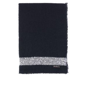 Faliero Sarti Blue Contrast Border Scarf