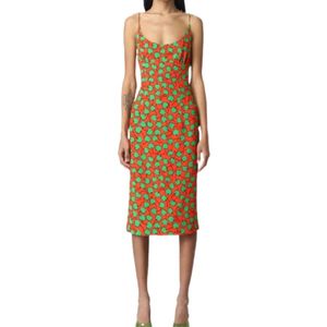 Moschino Metallic Printed Dress