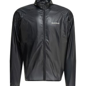 Montbell Gray Windproof Zip-Up Jacket for men
