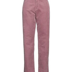 Isabel Marant Red Solid Color Corduroy Pants