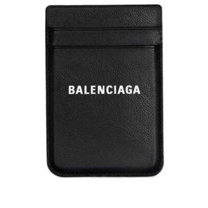 Balenciaga Black Cash Magnet Card Holder