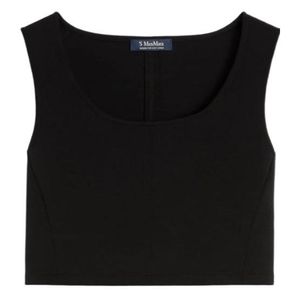Max Mara Black Sleeveless Top
