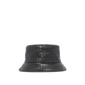Bottega Veneta Black Intrecciato Bucket Hat