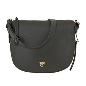 Pinko Black Top Zipped Shoulder Bag